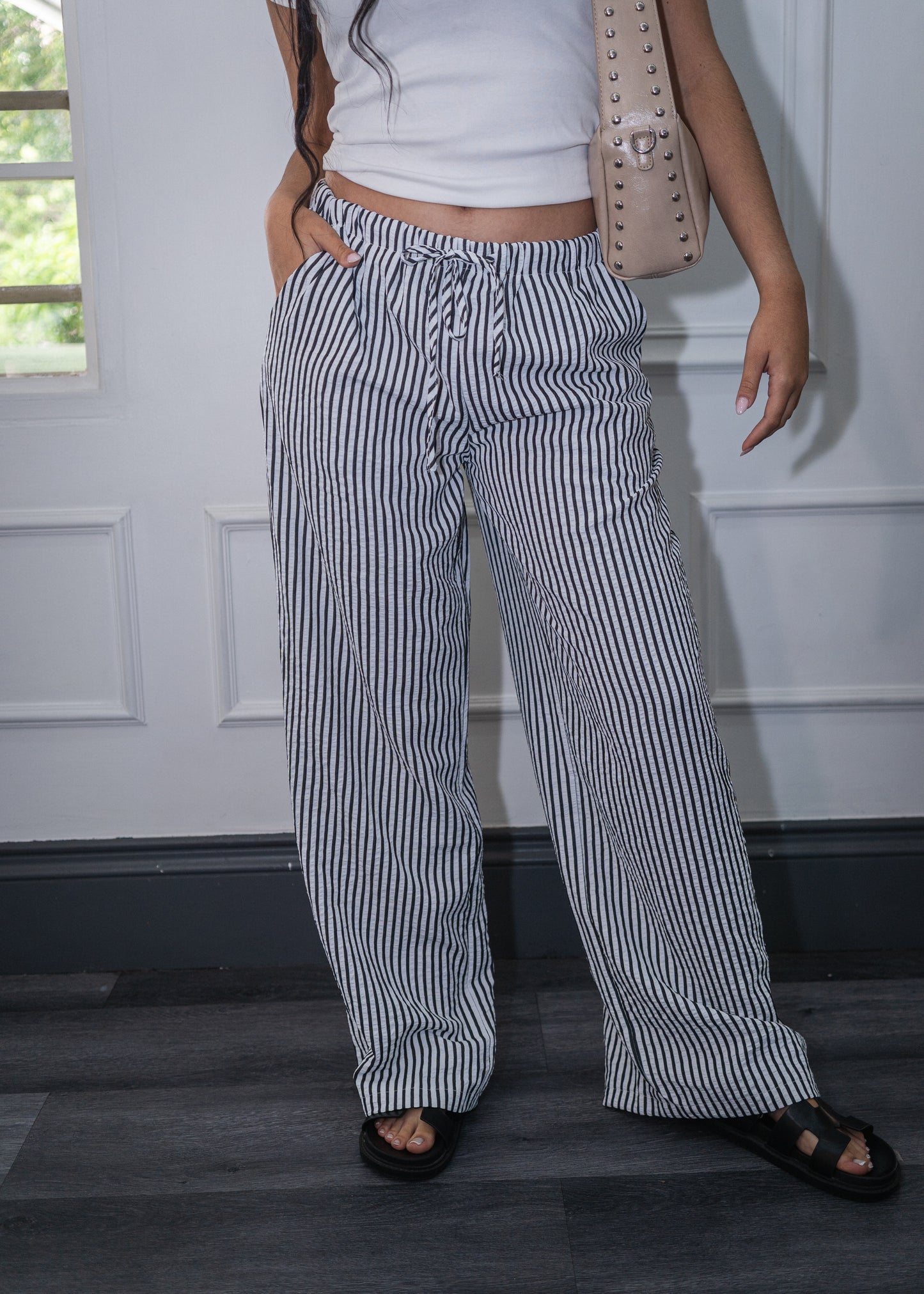 Pantalón de franjas
