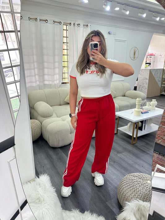 Track pants rojo