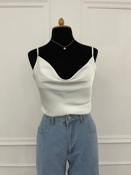 Blusa satinada