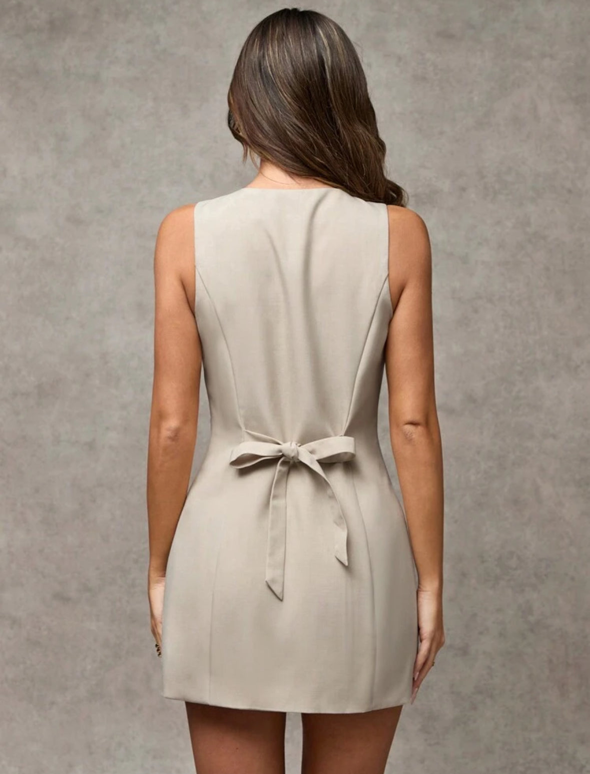 Vestido casual sin mangas