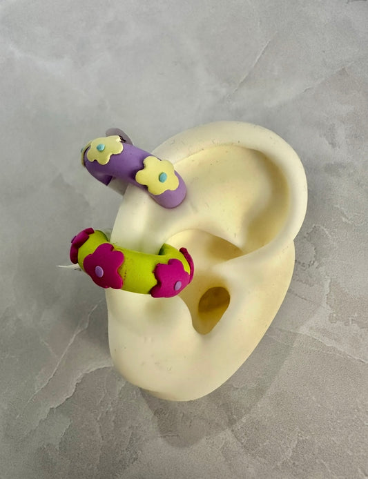 Ear cuff silicona