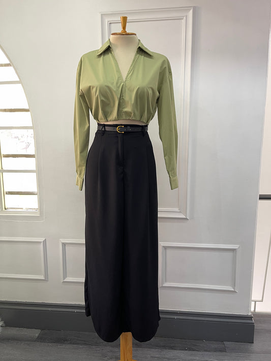 Pantalón con cinturón