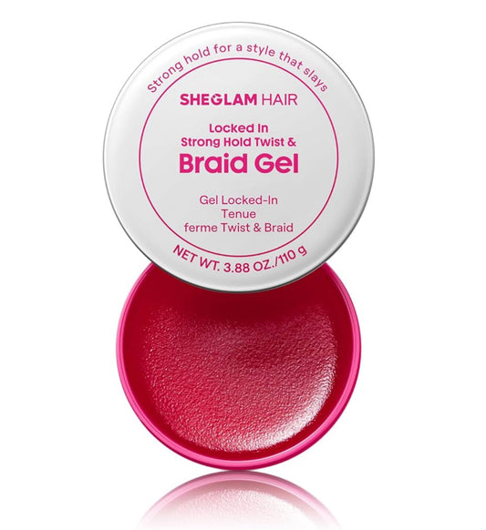 HEGLAM HAIR - Gel para peinar el cabello con fijación fuerte, retorcido y trenzado