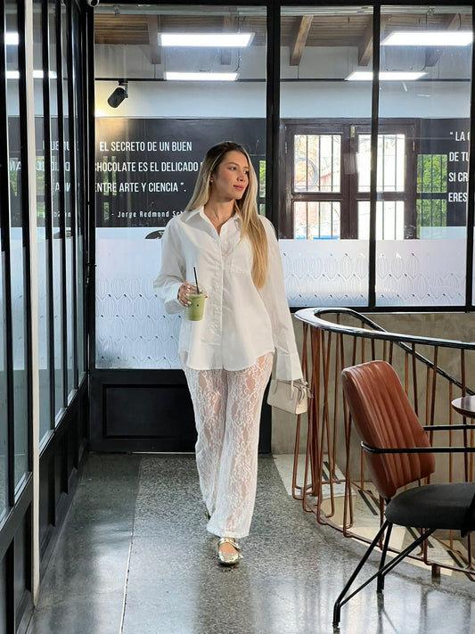 Camisa casual oversize